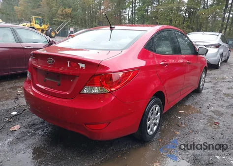 2014 Hyundai Accent Gls z USA, uszkodzony, nr VIN KMHCT4AE8EU737402